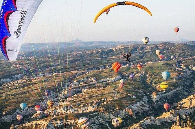 Paragliding Adventure in Cappadocia - Cavusin and its old rock formations