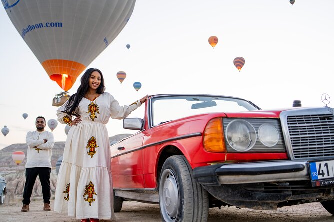 Photoshoot Experience in Cappadocia with Flying Dress - Finishing at your hotel terrace