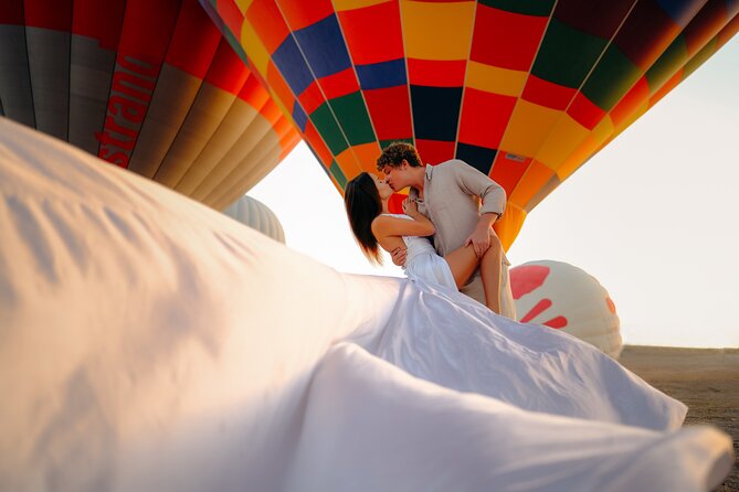 Photoshoot with Balloons in Cappadocia - Güllüdere Valley: church and cave backdrops