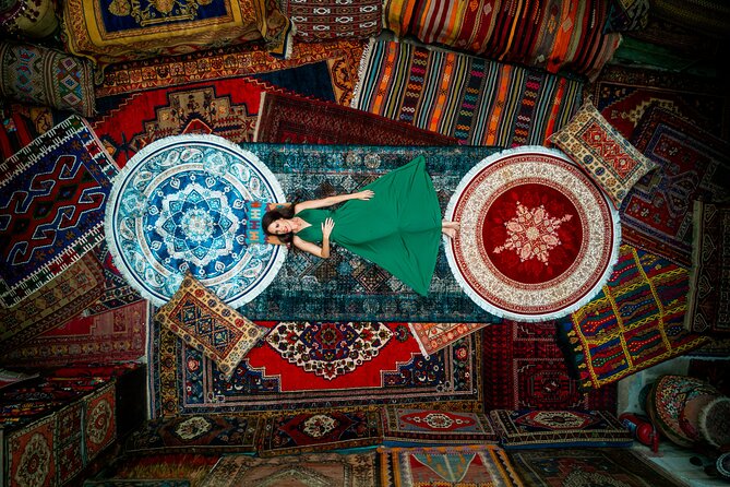 Private Photo & Drone Session in Carpet Gallery - A carpet shop with a different kind of Cappadocia view