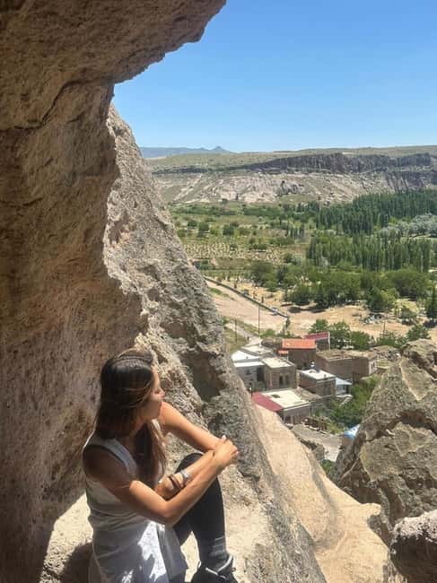 Private/Shared Green Tour with Derinkuyu and Ihlara Valley - Selime Monastery: rock-cut rooms with a wide view