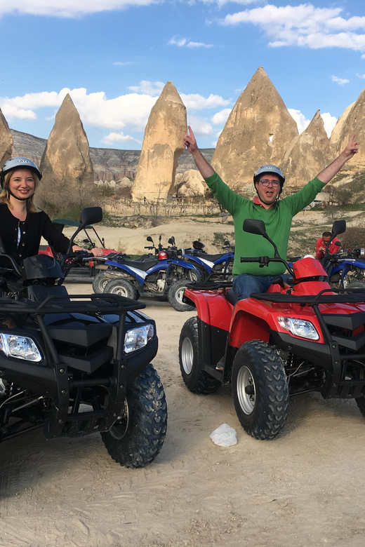 Quad Bike Safari Cappadocia - Red and Rose Valley at sunset