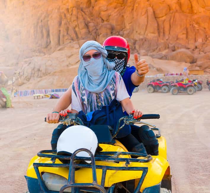 Quad Safari through the Sword, Love & Rose Valleys - Rose Valley from the driver’s seat