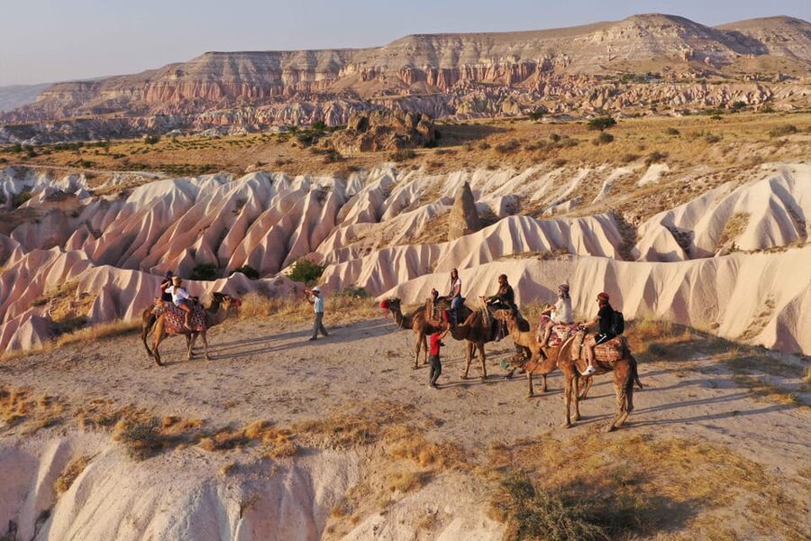 Sunrise and Sunset Camel Ride with Stunning Cappadocia Views - The views from the valleys and fairy chimneys